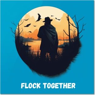 Flock Together- Bird Watching Posters and Art
